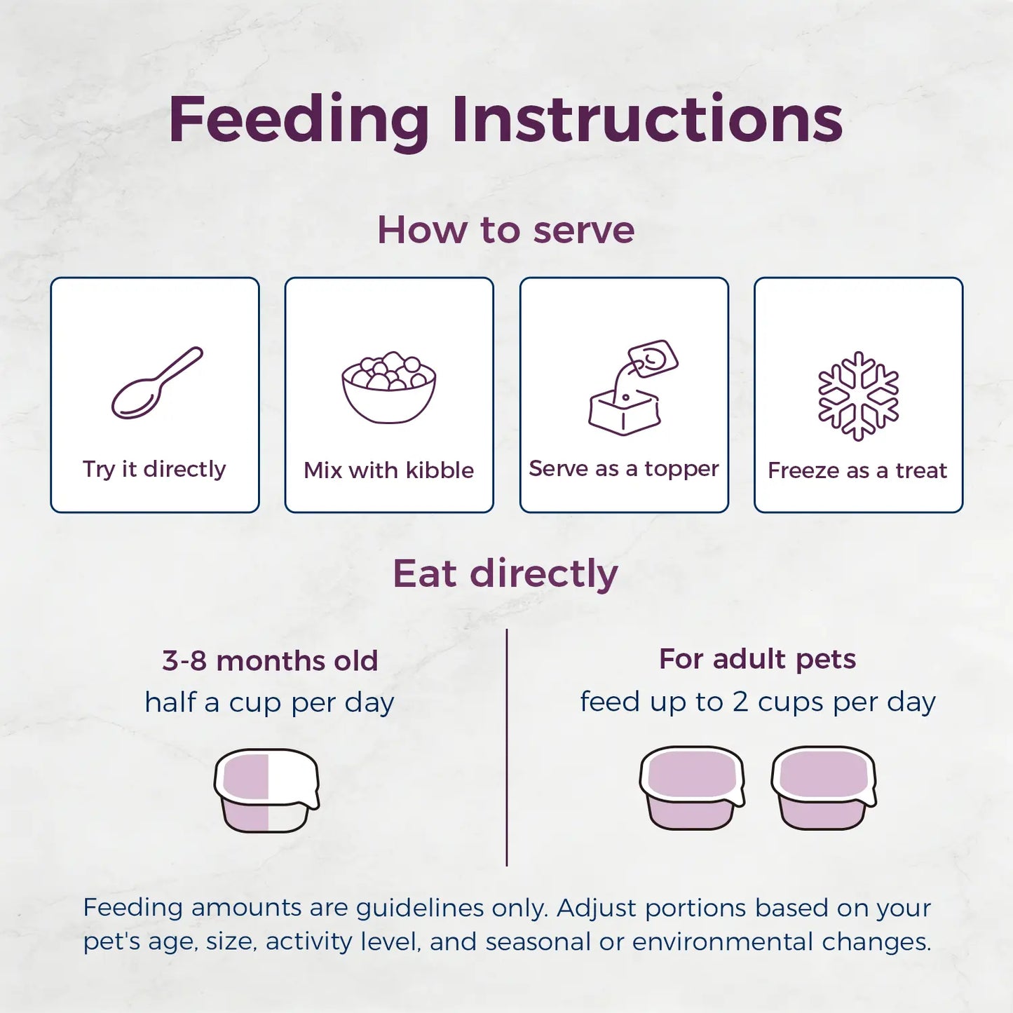Acai Superfood Mousse, Digestive Support Pet Treats 12 Cups - Tasty Goat Cheese Flavor