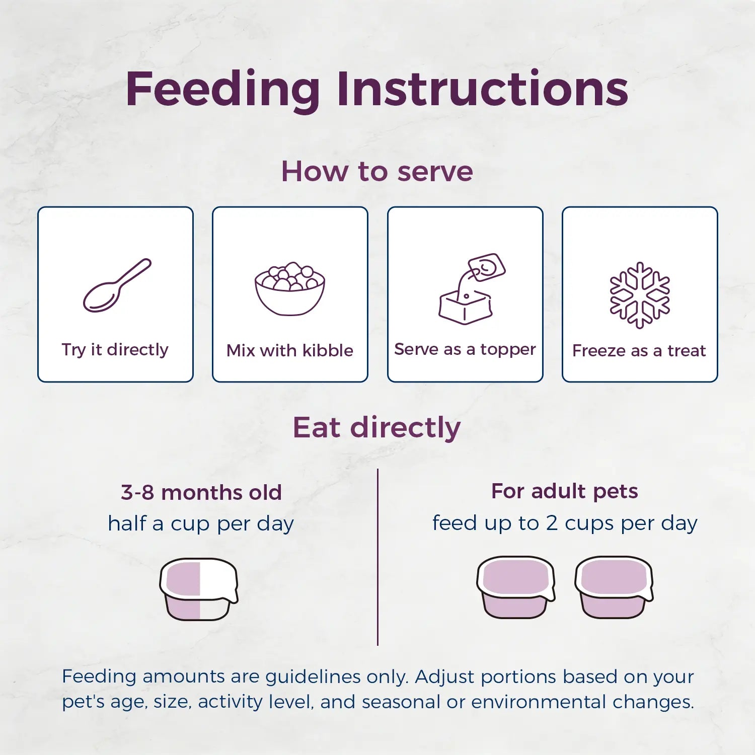 Acai Superfood Mousse, Digestive Support Pet Treats 12 Cups - Tasty Goat Cheese Flavor